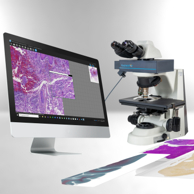 Manual slide scanning directly from your microscope